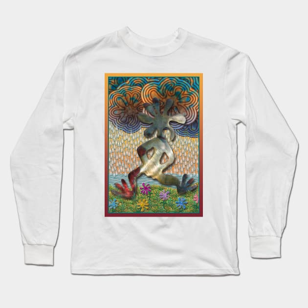 Rain Dancer Long Sleeve T-Shirt by becky-titus